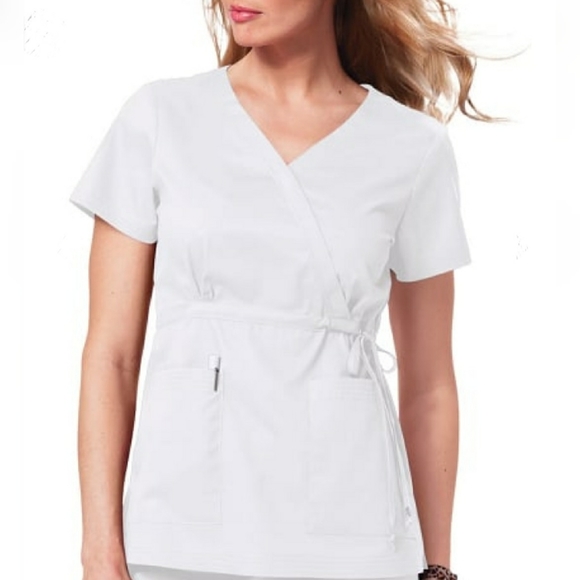 koi Tops Koi White Scrub Top S Poshmark
